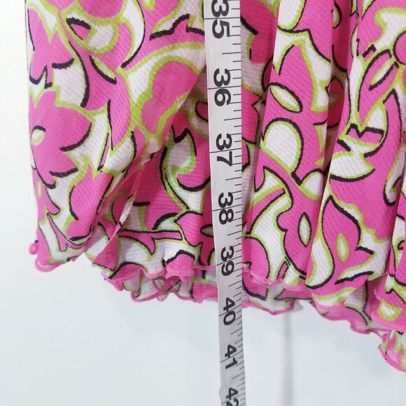 Diane Von Furstenberg Women size Small Marcelle Pleated Mesh Dress - Picture 9 of 12